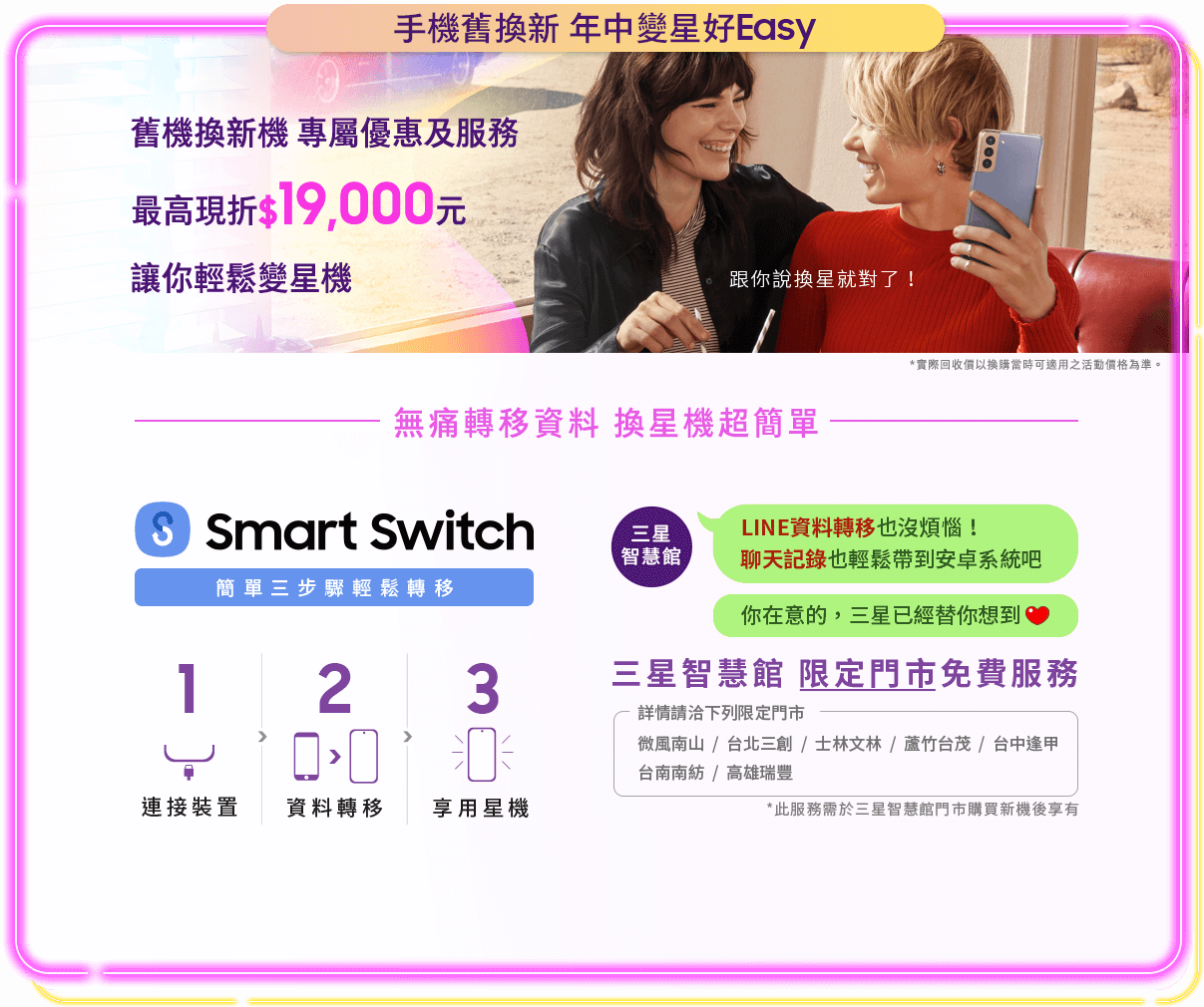 手機舊換新 年中變星好Easy